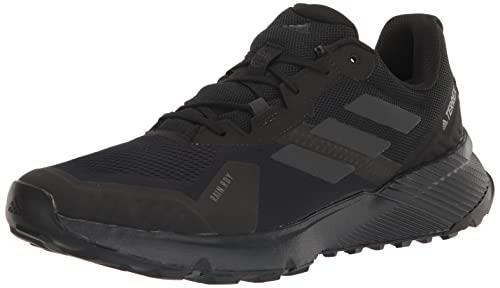 adidas Men's Terrex Soulstride Rain.rdy Trail Running Shoes, Black/Carbon/Grey, 9 US