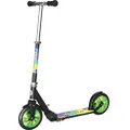Razor A5 Lux Kick Scooter for Kids Ages 8+ - 8" Urethane Wheels, Anodized Finish Featuring Bold Colors and Graphics, For Riders up to 220 lbs