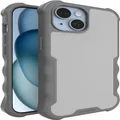 Smartish iPhone 15 Protective Case - Gripzilla Compatible with MagSafe [Rugged + Tough] Heavy Duty Armored Slim Cover with Drop Protection - Gray Area