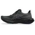 ASICS Men's NOVABLAST 4 Running Shoe, Black/Graphite Grey, 12