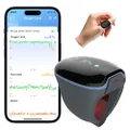 Wellue O2Ring Wearable Pulse Oximter, SPO2 Blood Oxygen Saturation Monitor - Bluetooth O2 Meter Ring Sensor with Vibration Reminder, Free APP & PC Report, Rechargeable