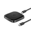 Spigen Wireless Charger Fast 15W Wireless Charging Pad PF2004 - Black [No Adapter Included]