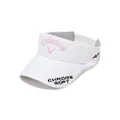 Callaway C23990205 Women's Classic Sun Visor (Polyester Twill Tour Model) / Hat Golf, 1033_white/pink, Free Size