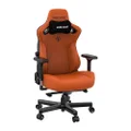 AndaSeat 2022 New Kaiser 3 Series Extra Large Premium Gaming Chair Orange 22.4" Seat Depth