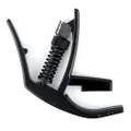 D'Addario Guitar Capo - NS Artist Dadgad - Simulates dadgad Tuning - Single Hand Use – Integrated Pick Holder and NS Micro Tuner Mounting Bracket - Black