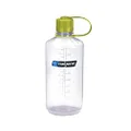 Nalgene Sustain Tritan BPA-Free Water Bottle Made with Material Derived from 50% Plastic Waste, 32 OZ, Narrow Mouth, Clear