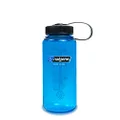 Nalgene Sustain Tritan BPA-Free Water Bottle Made with Material Derived from 50% Plastic Waste, 16 OZ, Wide Mouth, Slate Blue