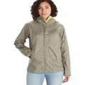 MARMOT Women's PreCip ECO Jacket | Lightweight, Waterproof Jacket for Women, Ideal for Hiking, Jogging, and Camping, 100% Recycled, Vetiver, Medium