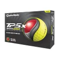 TaylorMade TMJ24 TP5x YLW JPN 12 Pack Teepee Five X Yellow Golf Balls 2024 Yellow
