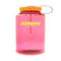 Nalgene Sustain Tritan BPA-Free Water Bottle Made with Material Derived from 50% Plastic Waste, 32 OZ, Wide Mouth, Flamingo Pink