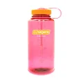 Nalgene Sustain Tritan BPA-Free Water Bottle Made with Material Derived from 50% Plastic Waste, 32 OZ, Wide Mouth, Flamingo Pink