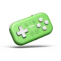 8BitDo Micro BluetoothゲームパッドポケットサイズミニコントローラSwitch、Android、Raspberry Pi用、キーボードモード対応 (Green)