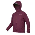 Endura Men's MT500 Waterproof Cycling Jacket II - Ultimate MTB Protection Aubergine, Medium
