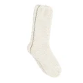 Barefoot Dreams Cozychic Women's Heathered Socks (STONE / WHITE)