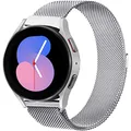OTOPO for Galaxy Watch 4/6 Classic Bands 47mm 46mm 43mm 42mm, Watch 6/5/4 Band 44mm 40mm,Watch 5 Pro Bands, 20mm Metal Mesh Stainless Steel Replacement Strap Bands for Men Women Silver