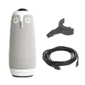Meeting Owl 3 Premium Pack: 360-Degree, 1080p HD Smart Video Conference Camera, Microphone, and Speaker (Automatic Speaker Focus & Smart Zooming and Noise Equalizing)