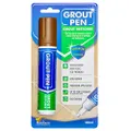 Grout Pen Brown Tile Paint Marker: Waterproof Tile Grout Colorant and Sealer Pen - Brown, Wide 15mm Tip (20mL)