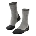 FALKE TK2 Men's Wool Silk Hiking Socks Medium Padding Anti-Bubble Trekking Socks Warm Breathable Quick Drying Climate Regulating Odour-Inhibiting