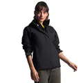 THE NORTH FACE Women’s Venture 2 Waterproof Hooded Rain Jacket (Standard and Plus Size), TNF Black/TNF Black, Small
