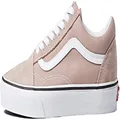 Vans Men's Suede Old Skool Sneakers, Etherea/True White, 5