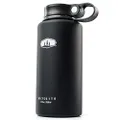 GSI Outdoors, MicroLite 1000 Twist 33 fl.oz. Vacuum Insulated Stainless Steel Water Bottle, Black