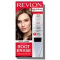 Permanent Hair Color by Revlon, Permanent Hair Dye, At-Home Root Erase with Applicator Brush for Multiple Use, 100% Gray Coverage, Medium Brown (5), 94.64 ml