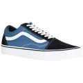 Vans Men's UA Old Skool Low Top Sneakers, Navy Blue White, 36.5 EU