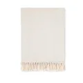 SFERRA Celine Herringbone, 100% Cotton Throw Blanket - Tin