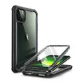 i-Blason Ares Series for iPhone 11 Pro 5.8 Inch (2019 Release), Rugged Clear Bumper Case with Built-in Screen Protector (Black)