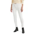 Levi's Women's 711 Skinny Jeans, Soft Clean White (Waterless), 33 Short