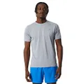 New Balance Men's Impact Run Short Sleeve 22, Athletic Grey, Small