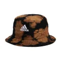 adidas Men's Color Wash Bucket Hat, Black/White/Reverse Dye, One Size