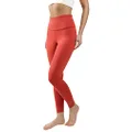 90 Degree By Reflex Ankle Length High Waist Power Flex Leggings - 7/8 Tummy Control Yoga Pants, Bossa Nova, Large