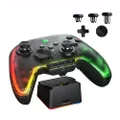 BIGBIG WON Gaming Controller Rainbow 2 Pro with Charging Dock for Switch/PC/iOS/Android 6-Axis Gyro Game Controller