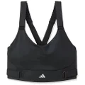 Adidas IKV41 Women's Sports Bra, FastImpact Luxe Run High Support Bra, Black (IQ3359), L-CD(C-Dcup)