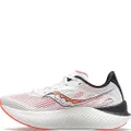 Saucony Women's Endorphin Pro 3 Running Shoe, White/Blck/Vizi, 8 US