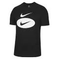 Nike Sportswear Swoosh T-Shirt Mens S Black/White