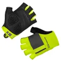 Endura FS260-Pro Aerogel Cycling Mitt Glove - Road Bike Gloves Hi-Viz Yellow, X-Large