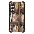 CASETiFY Ultra Impact Case for Samsung Galaxy S23 - Bookshelf Garden by KT's Canvases - Clear Black,CTF-15812935-16005676