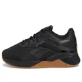 Reebok Unisex-Adult Nano X4 Sneaker, Black/Purgry/Rbkle3, 7.5 SG