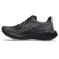 ASICS Women's NOVABLAST 4 Running Shoe, Black/Graphite Grey, 6