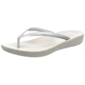 Fit Flop IQUSHION ERGONOMIC Flip-Flops Women's Flip Flops, Silver, 23.0~23.5㎝