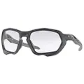 Oakley OO9019 Plazma Sunglasses, Matte Carbon/Photochromic, 59mm