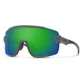 Smith Wildcat Sport & Performance Sunglasses - Matte Cement | Chromapop Green Mirror