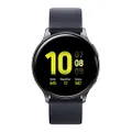 SAMSUNG Galaxy Watch Active2 W/ Enhanced Sleep Tracking Analysis, Auto Workout Tracking, and Pace Coaching (40mm, GPS, Bluetooth), Aqua Black - US Version with Warranty