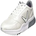 Callaway Women's Aurora Golf Shoe, White Grey, 6 US Wide