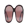 Maui Jim Women's Koki Beach Polarized Fashion Sunglasses, Purple Tortoise/Maui Rose Polarized, One Size