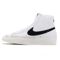 Nike Men's Blazer Mid '77 VNTG Basketball Shoe, White/Racer Blue-Sail, White Black, 5.5 US