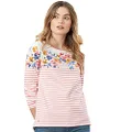 Joules Harbour Long Sleeve Jersey Top Engineered Boarder Stripe 8