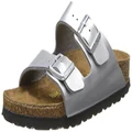 Birkenstock Unisex Arizona Silver Sandals - 36 N EU / 5-5.5 2A(N) US